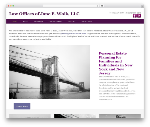 WordPress theme Enterprise Pro Theme - jfwesq.com