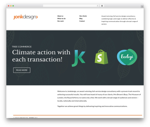 WordPress theme Jonkdesign - jonkdesign.co.uk