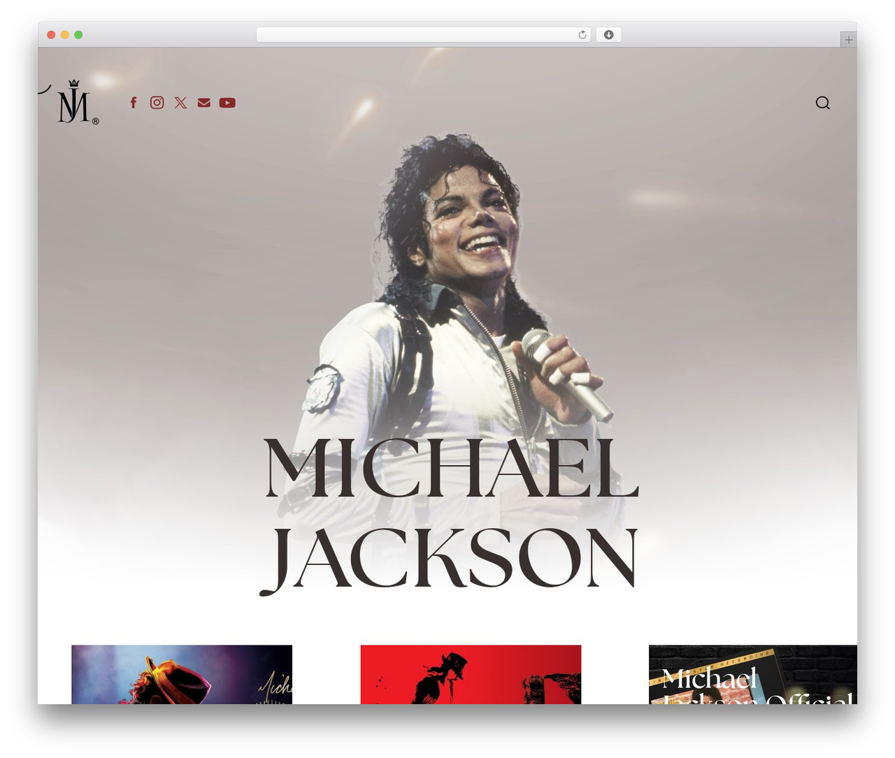 WordPress theme MJDotCom - www.michaeljackson.com