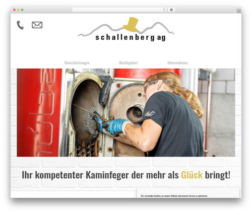 WordPress theme Schallenberg Theme - schallenbergag-kaminfeger.ch