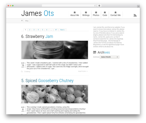 Flickr tag WordPress plugin - jamesots.com/site