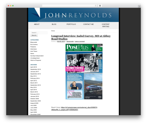 Basically WP theme - johnreynolds.ie Basically WP theme - johnreynolds.ie