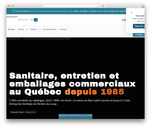 Nextbricks WordPress plugin - saniexpress.ca
