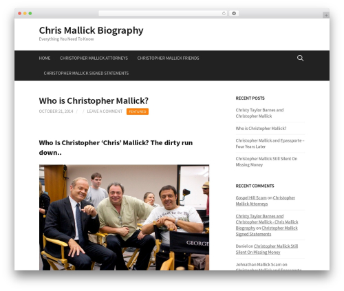 First premium WordPress theme - jchristophermallick.com First premium WordPress theme - jchristophermallick.com