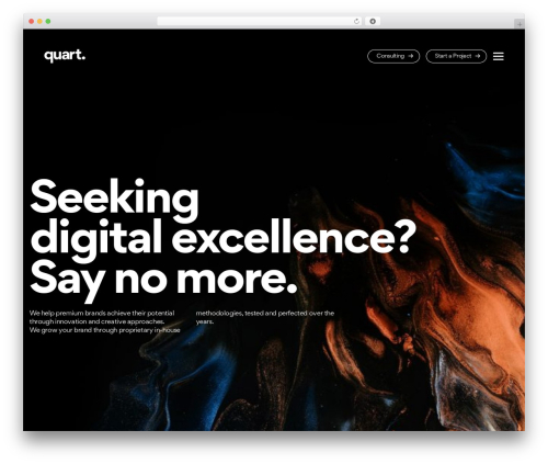 Quart WordPress theme design - quart.ro
