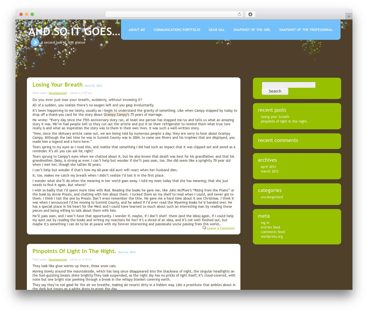 Rounded WP theme - janice.kurbjun.com