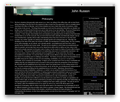 Test Theme WP theme - johnrusson.com