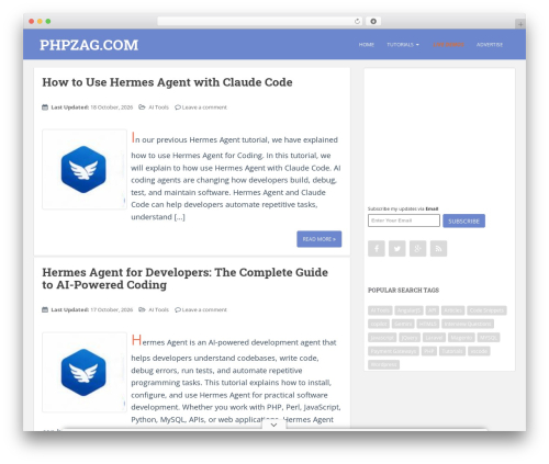V2 WordPress theme - phpzag.com V2 WordPress theme - phpzag.com
