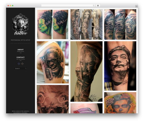 WordPress theme Beach Please - johnmaxxtattoo.com