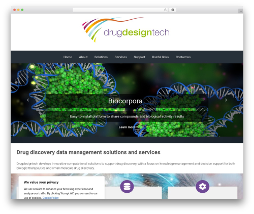 Component shortcodes WordPress plugin - drugdesigntech.com