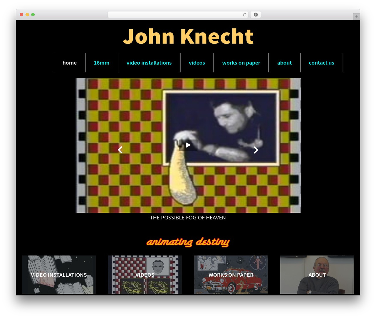 WordPress website theme Cherry Framework - johnknechtart.com WordPress website theme Cherry Framework - johnknechtart.com