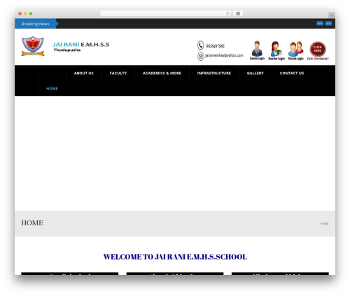Best WordPress theme university | Shared by themes24x7.com - jairaniemhssthodupuzha.com