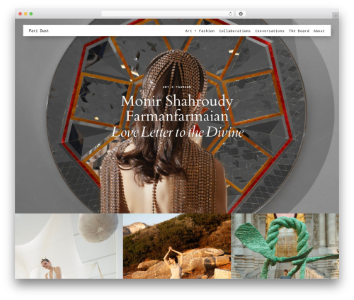 BlankSlate WordPress theme - paridust.com