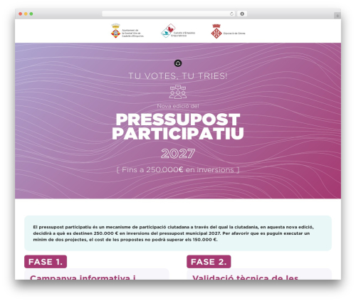 Castello WordPress theme - tutriescastello.cat