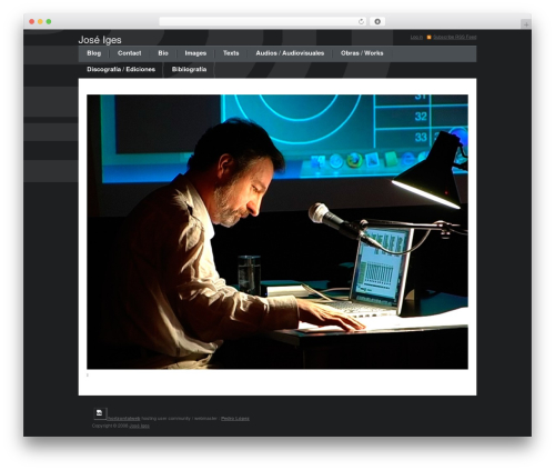 Audio player WordPress plugin - joseiges.com