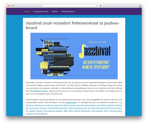 Genesis best WordPress theme - jazztival.nl