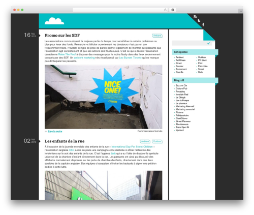 PaperPlane WordPress theme - paper-plane.fr