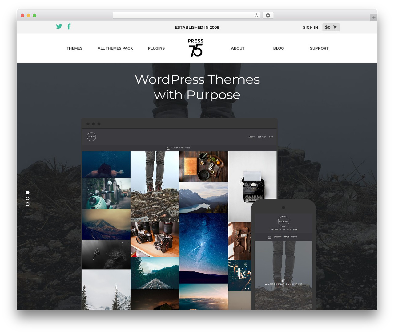 Press75 WordPress theme - press75.com Press75 WordPress theme - press75.com