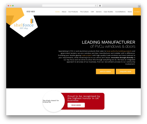 Shelforce WordPress theme - shelforce.com