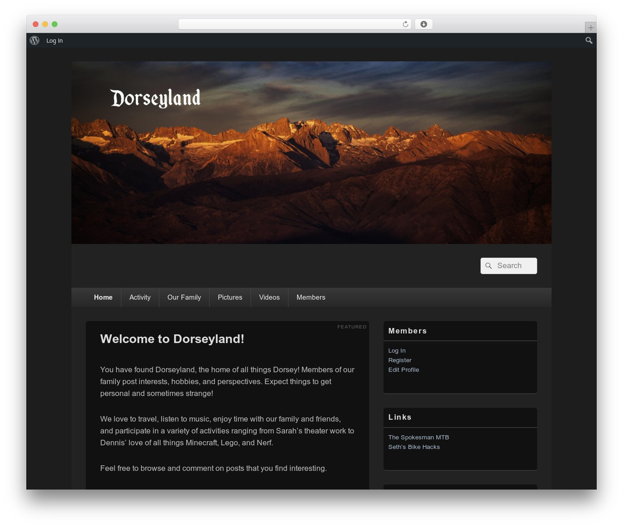 Theme WordPress Catch Box - dorseyland.com
