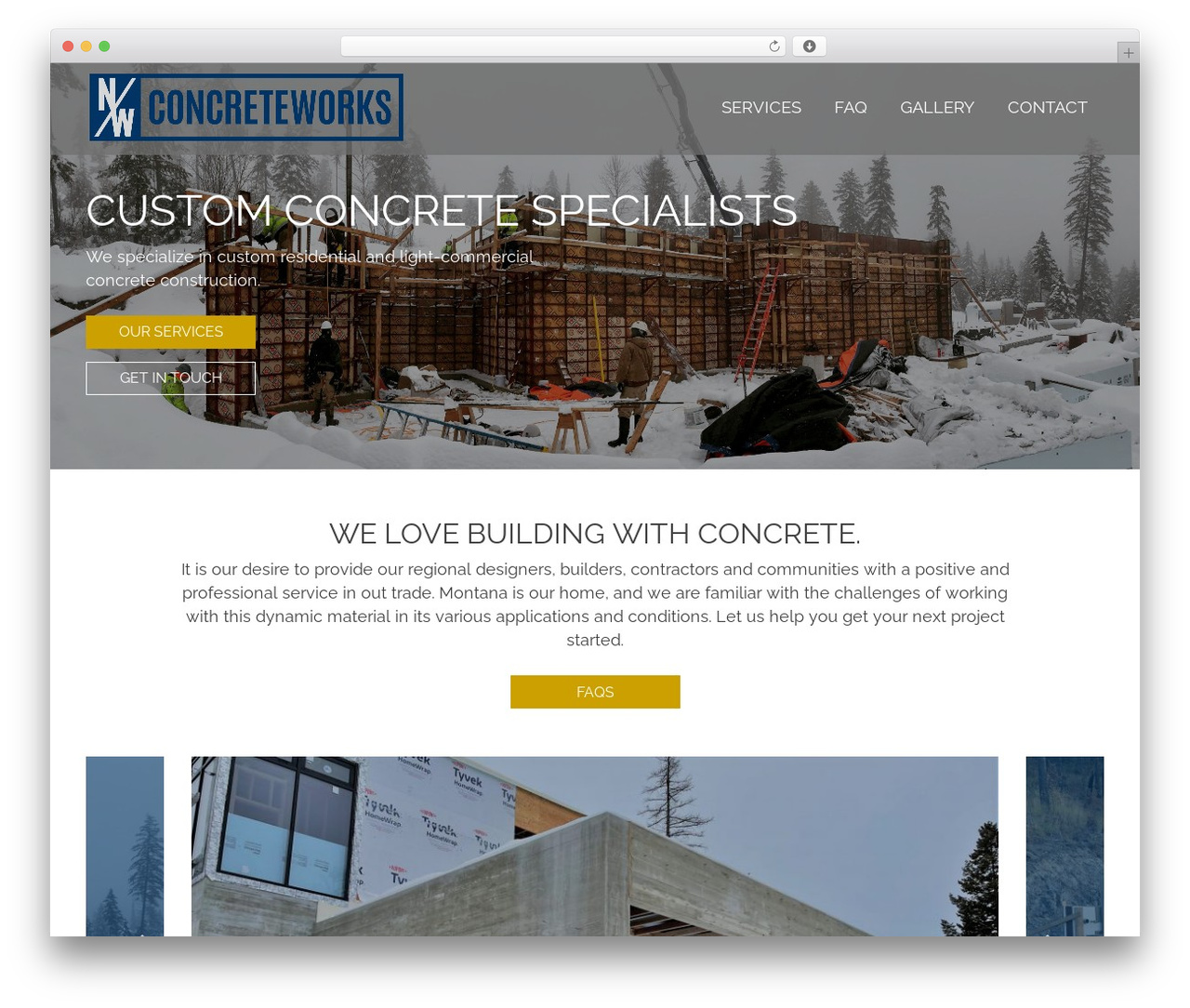 Theme WordPress nwconcreteworks - nwconcreteworks.com