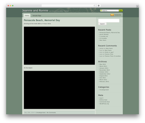 WordPress theme Devart - jeannieandronnie.com