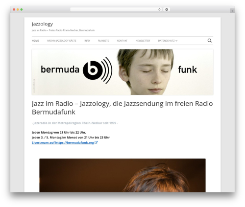 WordPress theme Tiny Framework - jazzology.de