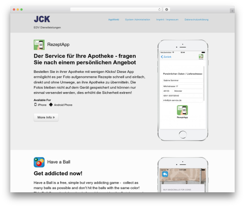 AppifyWP Pro theme WordPress - jck-service.de