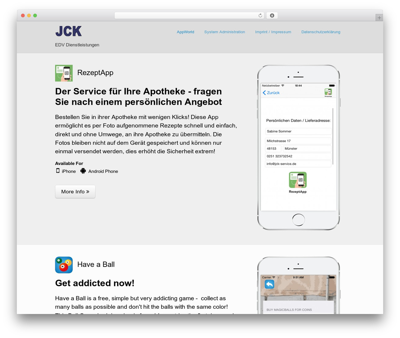 AppifyWP Pro theme WordPress - jck-service.de