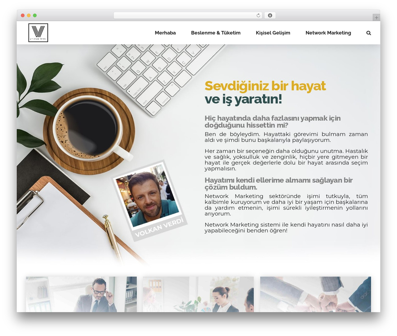 Avantage WordPress theme design - volkanverdi.com Avantage WordPress theme design - volkanverdi.com