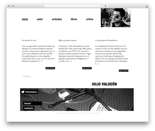 Carmen WordPress theme - juliovaldeon.com