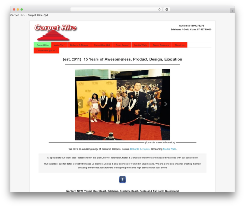 Catalyst best WordPress theme - carpethireqld.com