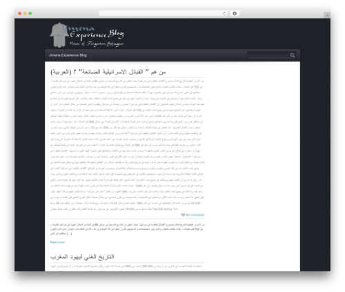 Complexity WordPress theme - jimenaexperience.org