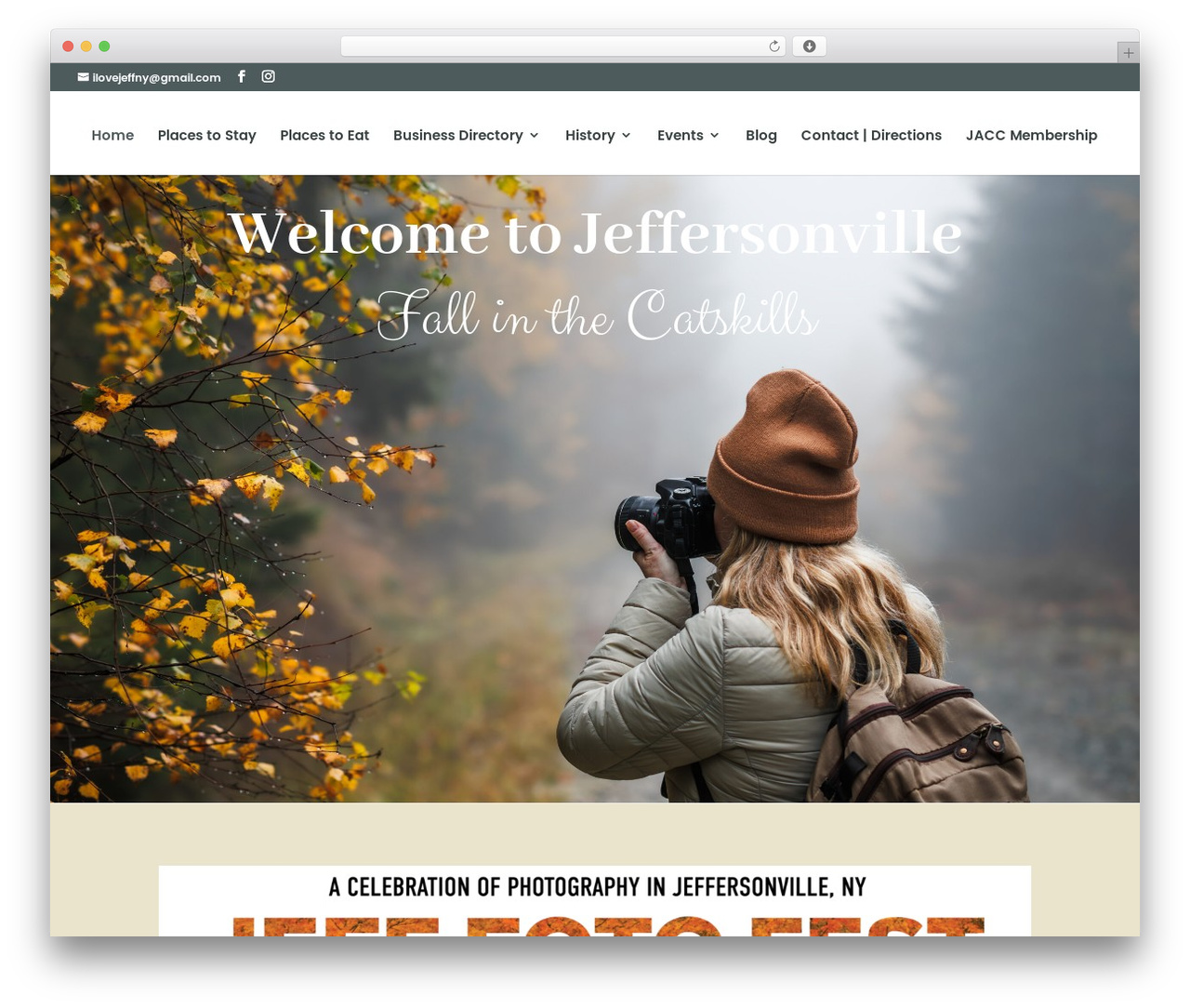 Divi WordPress theme - jeffersonvilleny.com