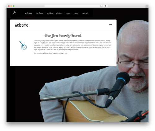 DK WordPress theme - jimhardyband.com