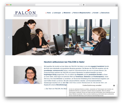 falcon premium WordPress theme - falcon-halle.de