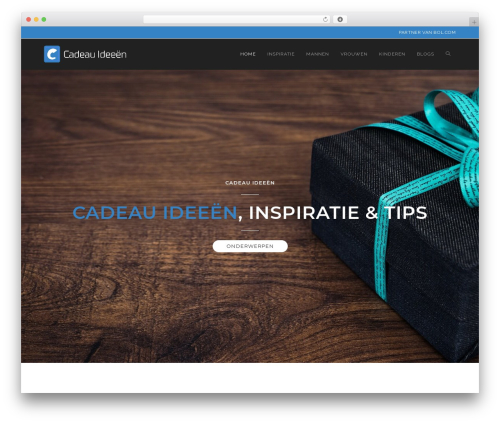 Affiliate hero WordPress plugin - cadeauideeen.com