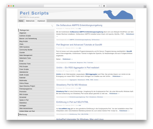 Perlscripts WP theme - perlscripts.de