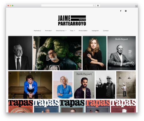Pilot WordPress theme - jaimepartearroyo.com