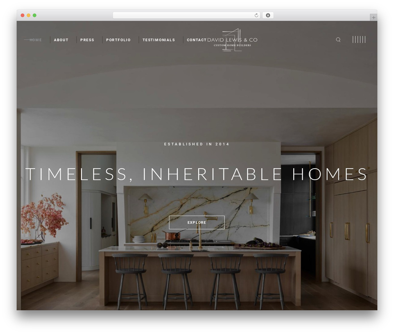 Tadao WordPress theme - davidlewisandco.com
