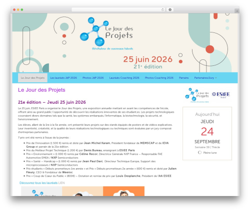 iCalendrier (icalendrier) free WordPress plugin - jdp.esiee.fr