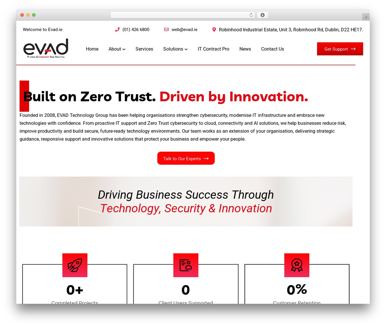 Theme WordPress Invite - evad.ie