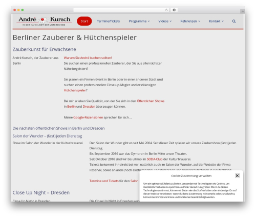 Total Plus WordPress theme design - berlin-zauberer.de Total Plus WordPress theme design - berlin-zauberer.de