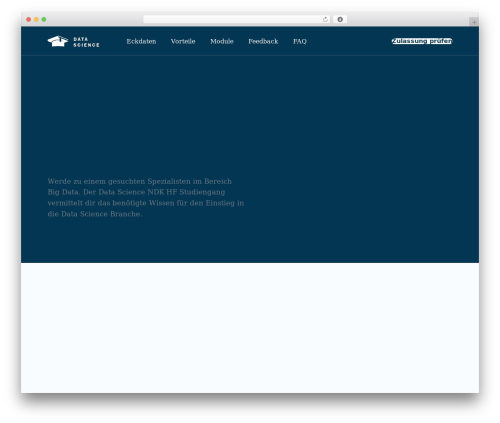 WordPress theme convertio - datascience-weiterbildung.ch