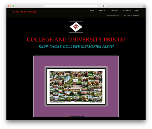 Crio premium WordPress plugin - richtraditionsart.com