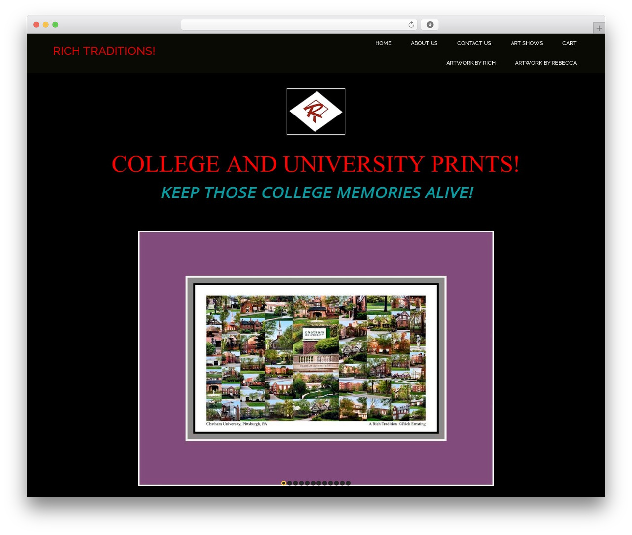 WordPress theme Crio - richtraditionsart.com WordPress theme Crio - richtraditionsart.com