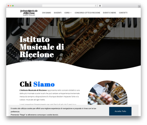 WordPress theme Divi - imriccione.com