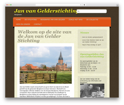 WordPress theme ePublishing - janvangelderstichting.nl