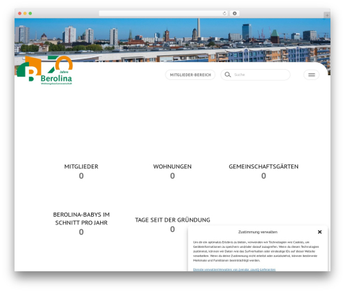 WordPress website theme Main Theme - berolina.info