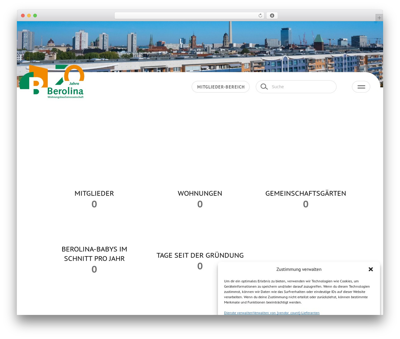 WordPress website theme Main Theme - berolina.info